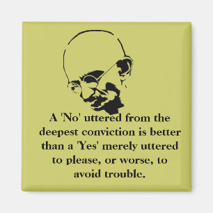  Mohandas Gandhi Quote Magneet