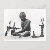 Mohandas Karamchand Gandhi Briefkaart (Voorkant)