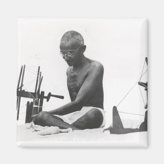 Mohandas Karamchand Gandhi Magneet (Voorkant)
