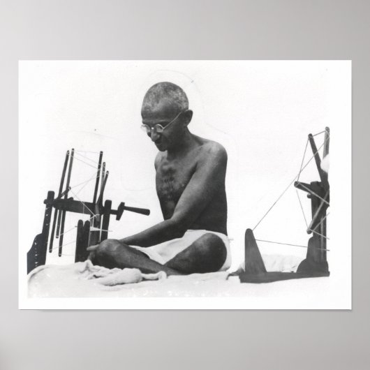 Mohandas Karamchand Gandhi Poster (Voorkant)