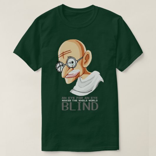 Mohandas Karamchand Gandhi T-shirt (Design voorkant)