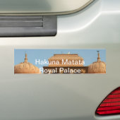 Mohatta Palace Museum: iconisch ontwerp Bumpersticker (Op auto)
