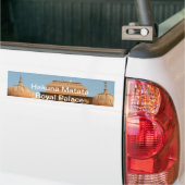 Mohatta Palace Museum: iconisch ontwerp Bumpersticker (Op Truck)