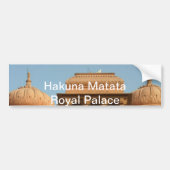 Mohatta Palace Museum: iconisch ontwerp Bumpersticker (Voorkant)