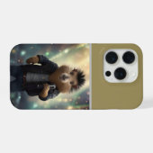 "Mohawk Capybara: Rockin' de Rivier!" iPhone Hoesje (Achterkant horizontaal)