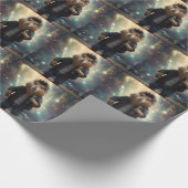 "Mohawk Capybara: Rockin' the River!" Cadeaupapier (Hoek)