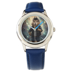 "Mohawk Capybara: Rockin' the River!" Horloge