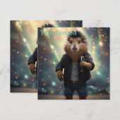 "Mohawk Capybara: Rockin' the River!" Kaart (Voorkant / Achterkant)