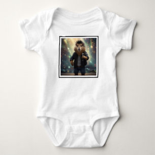"Mohawk Capybara: Rockin' the River!" Romper