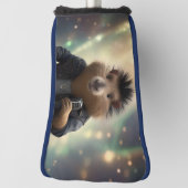Mohawk Capybara Rockstar, Golfputter Hoesje Golfheadcover (Draai 90)