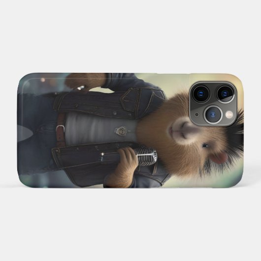 "Mohawk Capybara: Rockt de Rivier!" Case-Mate iPhone Case (Achterkant (horizontaal))