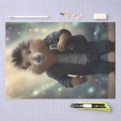 "Mohawk Capybara: Rockt de Rivier!" Tissuepapier (Craft)