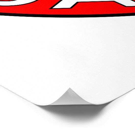 Mohawk Gasoline  platte versie Poster (Hoek)