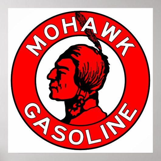 Mohawk Gasoline platte versie Poster (Voorkant)