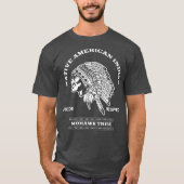 Mohawk Geïnspireerd met inheemse Amerikaanse stam T-shirt (Voorkant)