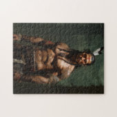 Mohawk-krijger Legpuzzel (Horizontaal)