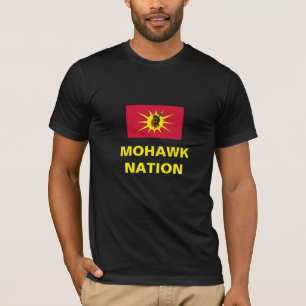 Mohawk Nation: T-shirt (donker)