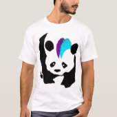 Mohawk Panda T-shirt (Voorkant)