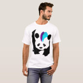 Mohawk Panda T-shirt (Voorkant volledig)