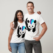 Mohawk Panda T-shirt (Unisex)
