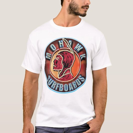 MOHAWK SURFBOARDS T-SHIRT (Voorkant)