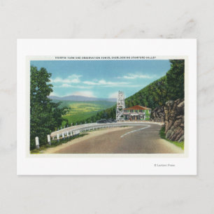 Mohawk Trail Hairpin Draai & Observatower Briefkaart
