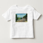 Mohawk Trail Hairpin Draai & Observatower Kinder Shirts (Voorkant)