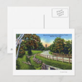 Mohawk Trail nadert Top van Shelburne Briefkaart (Voorkant / Achterkant)