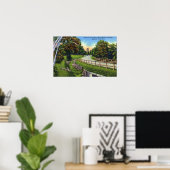 Mohawk Trail nadert Top van Shelburne Poster (Thuiskantoor)