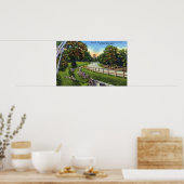Mohawk Trail nadert Top van Shelburne Poster (Keuken)