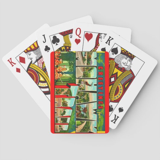 Mohawk Trail Retro Playing Cards Pokerkaarten (Achterkant)