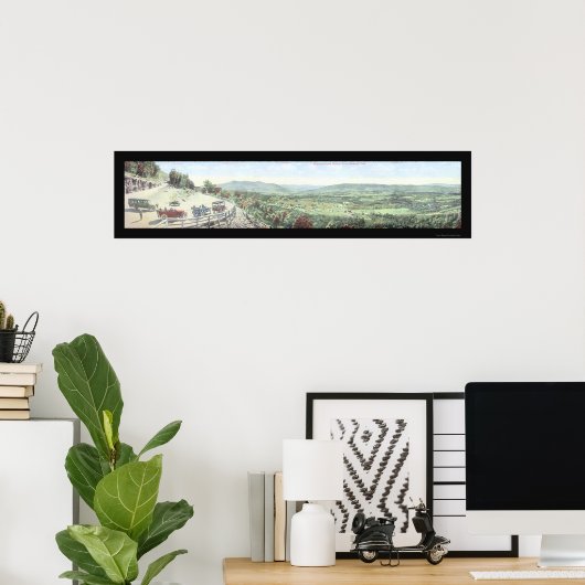 Mohawk Trail Turn MA Photo 1921 Poster (Thuiskantoor)