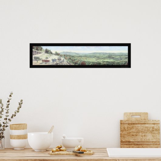 Mohawk Trail Turn MA Photo 1921 Poster (Keuken)