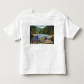 Mohawk Trail Uitzicht van de Koudrivierbrug Kinder Shirts (Voorkant)