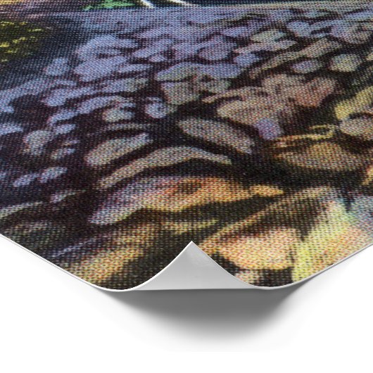 Mohawk Trail Uitzicht van de Koudrivierbrug Poster (Hoek)