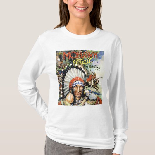 Mohawk Trail, Uitzicht van Mohawk Indians T-shirt (Voorkant)