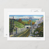 Mohawk Trail Uitzicht van W. Entrance to Hoosac Briefkaart (Voorkant / Achterkant)