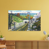 Mohawk Trail Uitzicht van W. Entrance to Hoosac Canvas Afdruk (Insitu (Woonkamer))