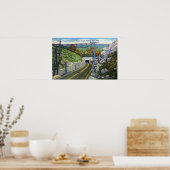 Mohawk Trail Uitzicht van W. Entrance to Hoosac Poster (Keuken)