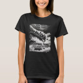 Mohawk Trail Wit Water Rafting River Rapids Mass T-shirt (Voorkant)