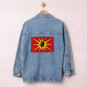 Mohawk Warrior Flag Denim Jacket (Hangar)