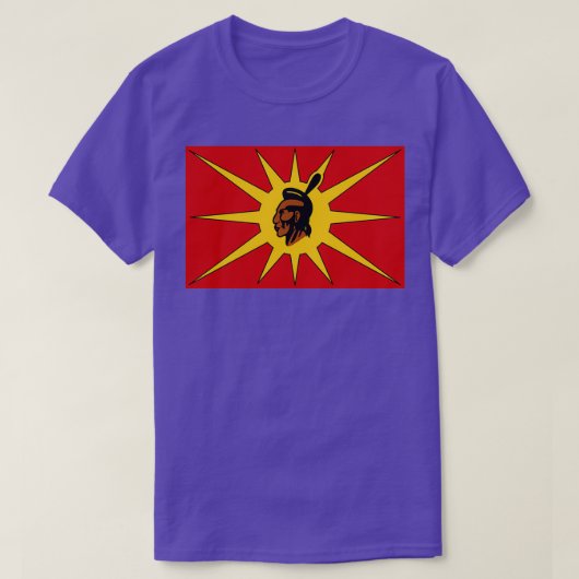 Mohawk Warrior Society Flag T-shirt (Design voorkant)