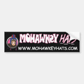Mohawkey Adempensticker Bumpersticker (Voorkant)