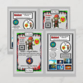 Mohdort Presenteert Meitnerium Ruilkaart Briefkaart (Voorkant / Achterkant)