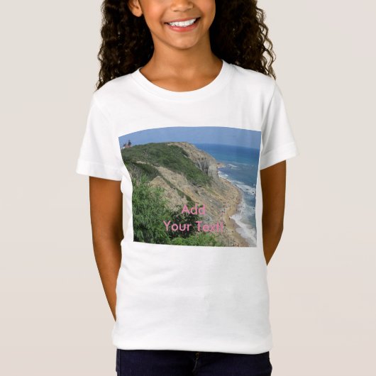 Mohegan Bluffs Block Island 1 T-shirt (Voorkant)