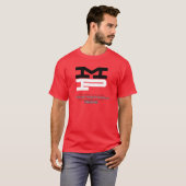 Mohegan Pequot Railroad - Est. 1980 - Rood T-shirt (Voorkant volledig)