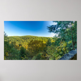 Mohican Gorge Overlook, Mohican State Park, Ohio Poster