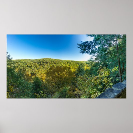 Mohican Gorge Overlook, Mohican State Park, Ohio Poster (Voorkant)
