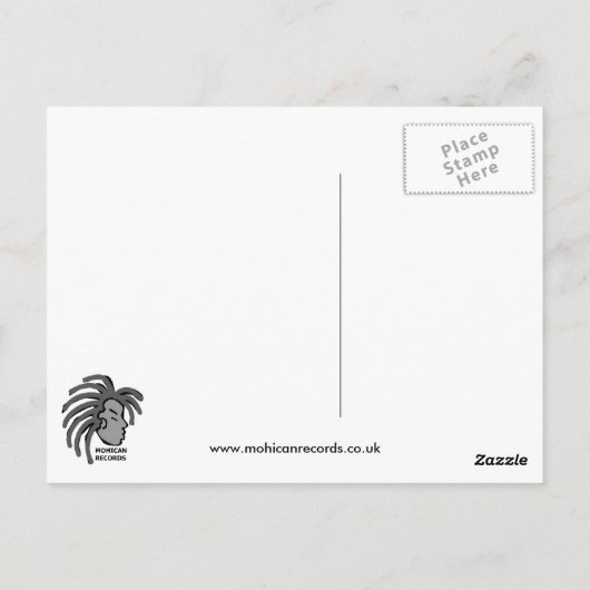 Mohican Records Briefkaarten (Achterkant)