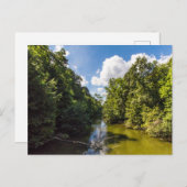 Mohican rivier in de zomer, Mohican State Park, Oh Briefkaart (Voorkant / Achterkant)